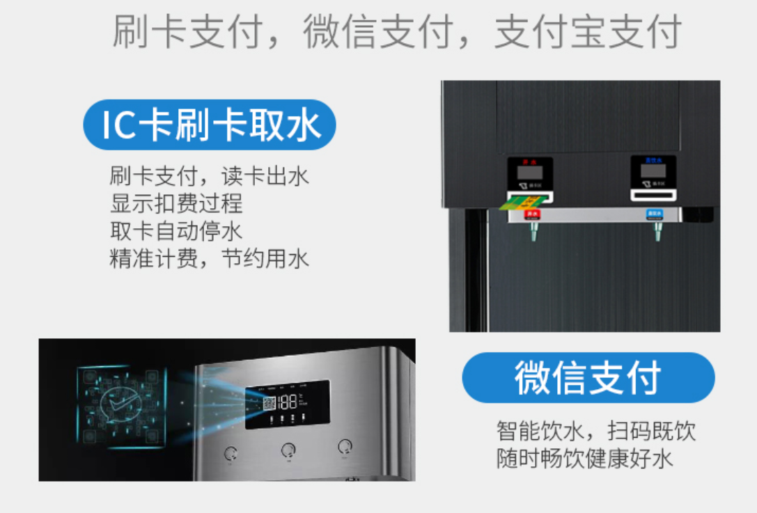 校園直飲水設(shè)備有哪些支付方式？